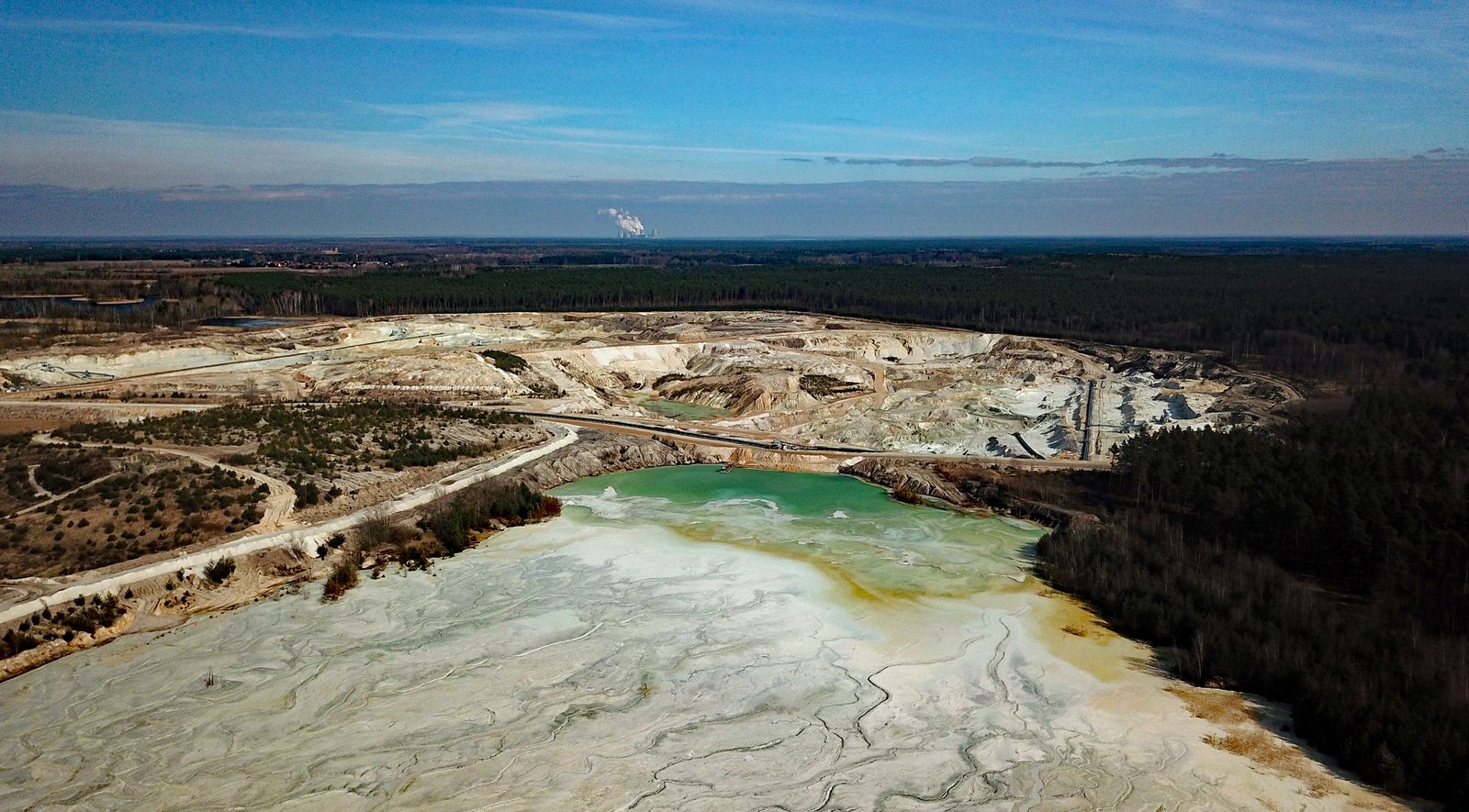 Industrial mineral quarry